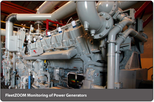 Monitoring of Power Generators from FleetZOOM