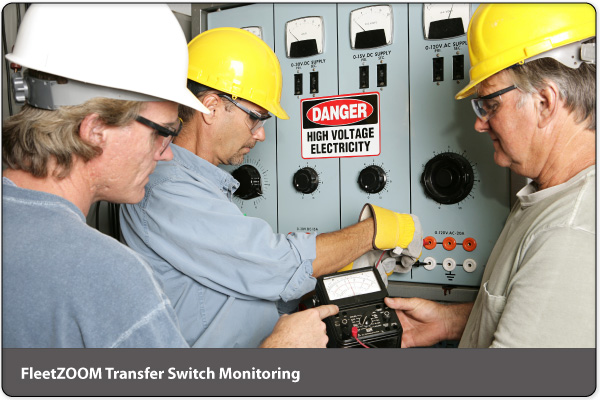 Generator Transfer Switch Monitoring from FleetZOOM