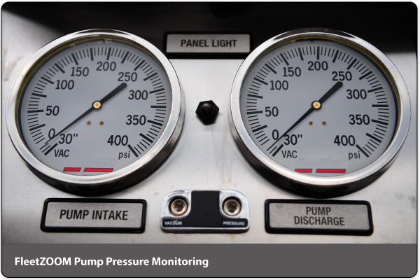 Pump Pressure Monitoring from FleetZOOM